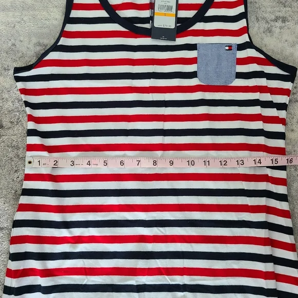 Tommy Hilfiger Striped Jersey Maxi Dress Size S - Picture 6 of 8